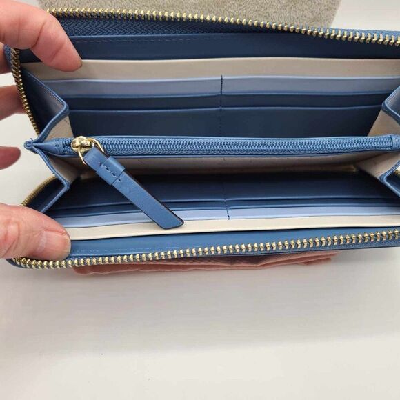 Radley London Happiness Comes In Waves Zip Around Matinee Wallet NWT!  NEW! - Picture 10 of 13